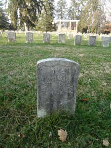 Cemetery Marker - Pvt. John Thompson